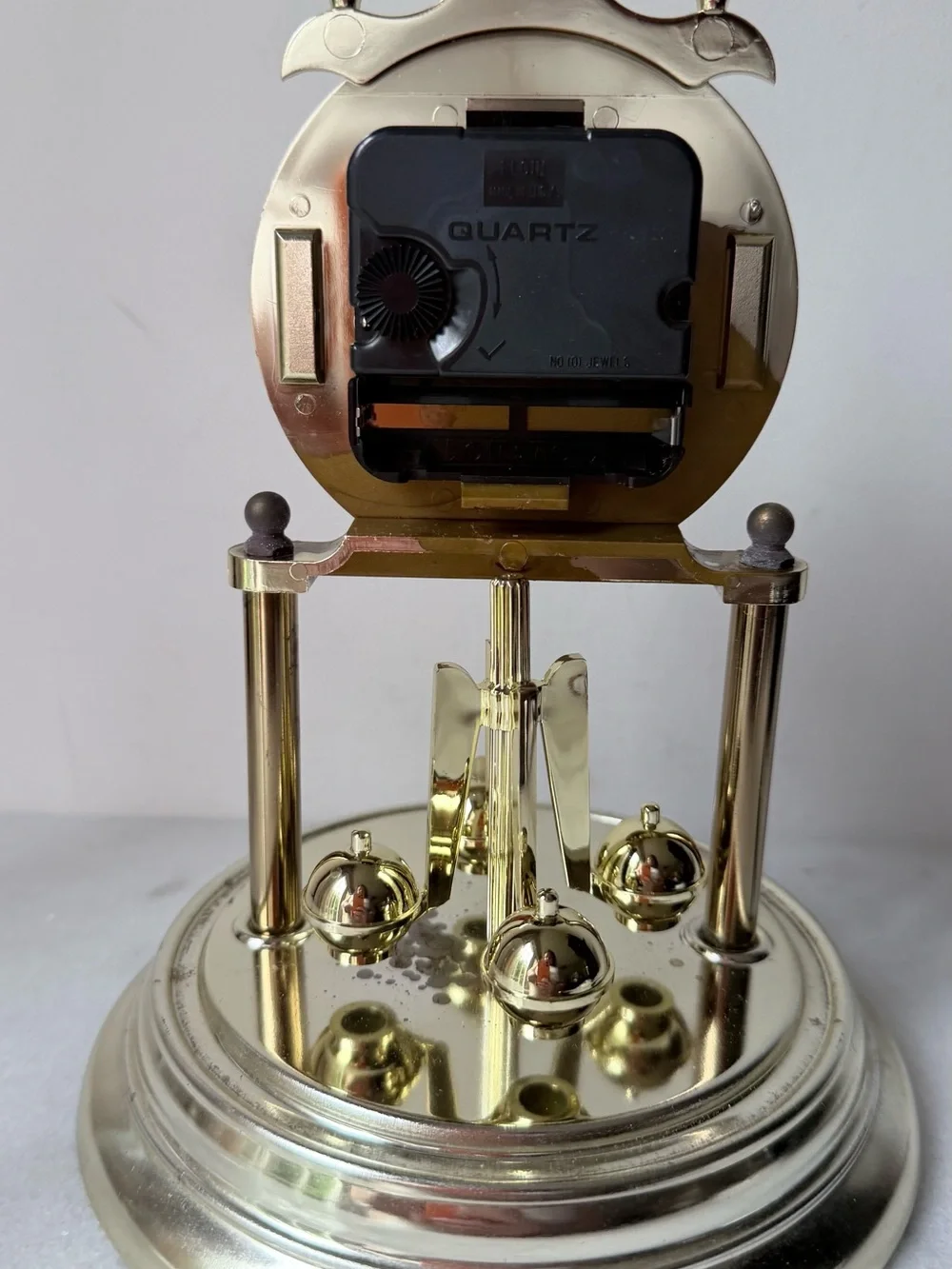vintage Elgin American quartz anniversary clock